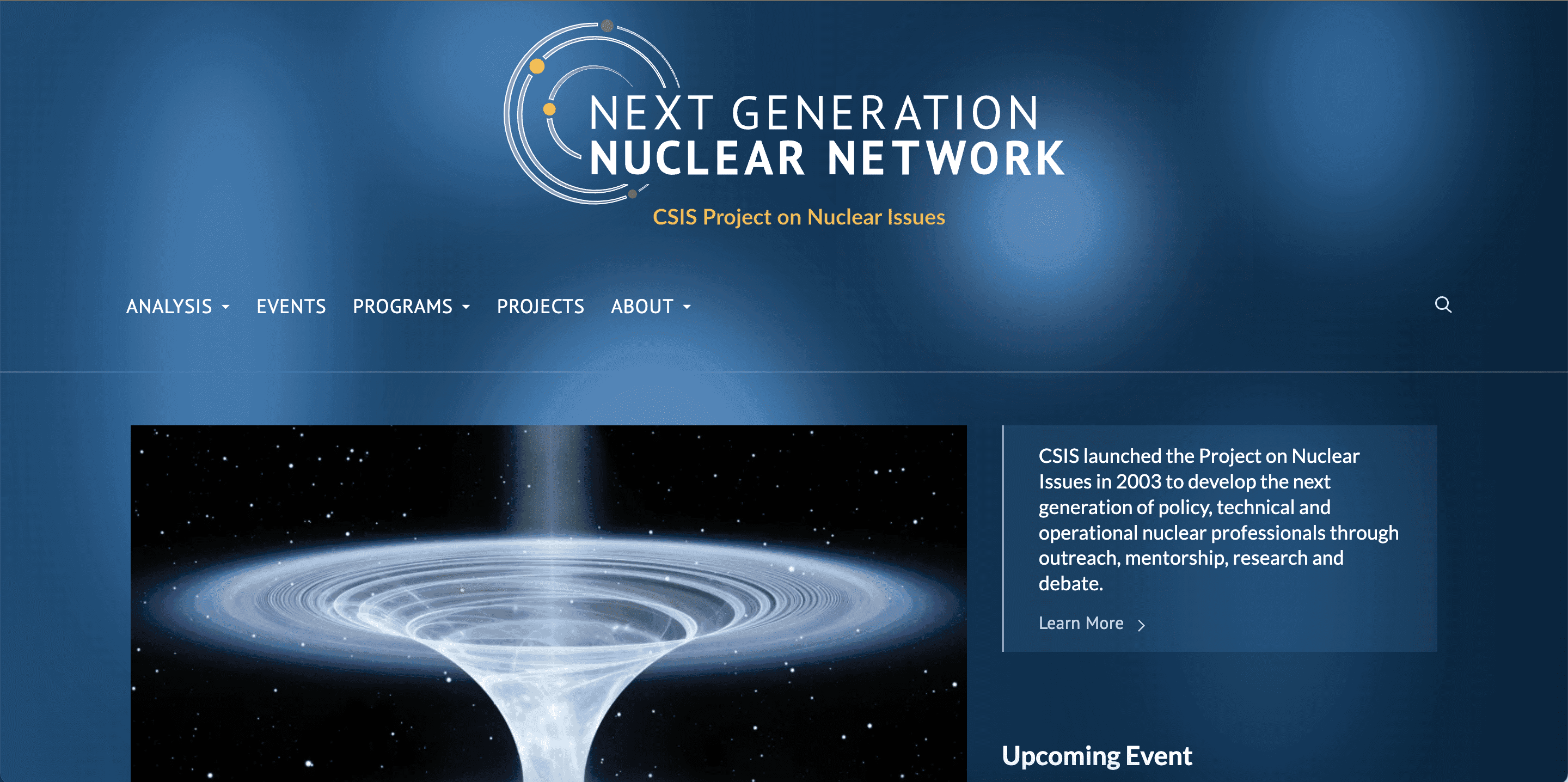 CSIS Nuclear Network Website